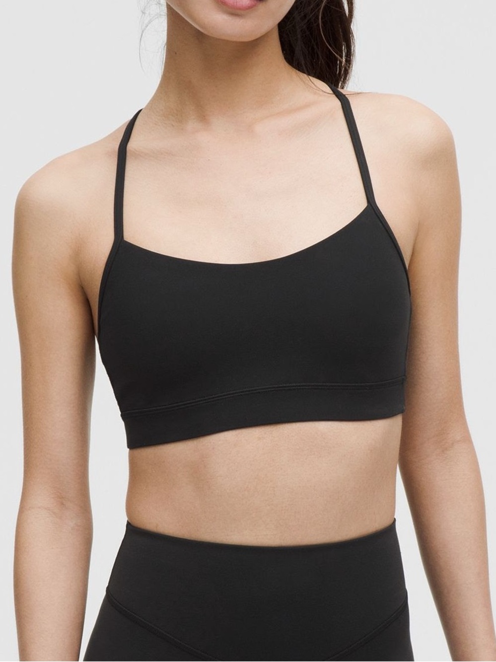 Flow Y Bra Nulu *Light Support, A–C Cups in Black